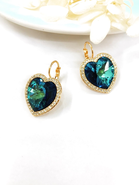 Picture of Exclusive Classic Colorful Chandelier Earrings of Original Design