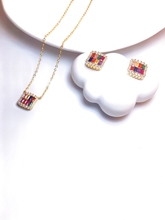 Show details for Sparkling Party Simple 2 Piece Jewelry Set