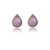 Picture of Good Quality Rhinestone Copper or Brass Big Stud Earrings