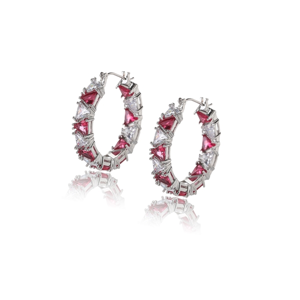 Picture of Sparkly Party Classic Small Hoop Earrings