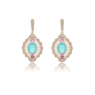 Show details for Designer Copper or Brass Party Chandelier Earrings with No-Risk Return Show details for Designer Copper or Brass Party Chandelier Earrings with No-Risk Return