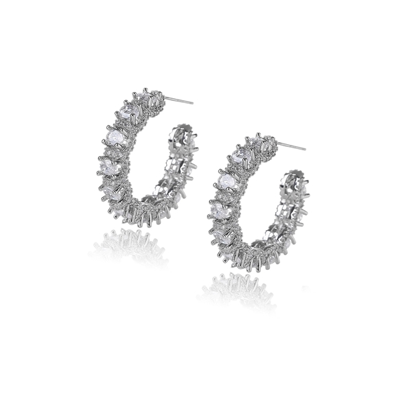 Picture of Charming Colorful Party Big Stud Earrings As a Gift
