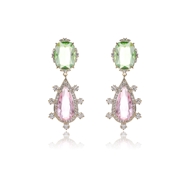 Show details for Beautiful Rhinestone Colorful Chandelier Earrings Show details for Beautiful Rhinestone Colorful Chandelier Earrings