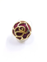 Show details for Gold Plated Resin Fashion Ring from Certified Factory