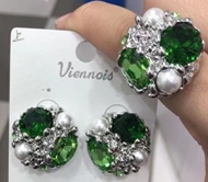 Show details for Low Price Rose Gold Plated Simple 2 Piece Jewelry Set in Exclusive Design