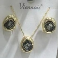 Show details for Sparkly Work Opal 2 Piece Jewelry Set