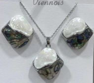 Show details for Simple Opal 2 Piece Jewelry Set with Unbeatable Quality