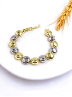 Show details for Nickel Free Colorful Gold Plated Fashion Bracelet with No-Risk Refund
