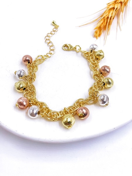Picture of Featured Colorful Gold Plated Fashion Bracelet with Full Guarantee